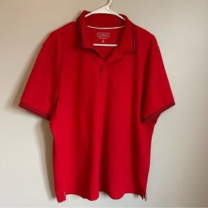 EUC Mens S XL red club room polo